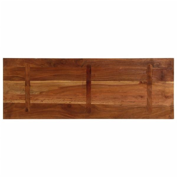 Плот за маса 140x50x2,5 см правоъгълен регенерирано дърво масив