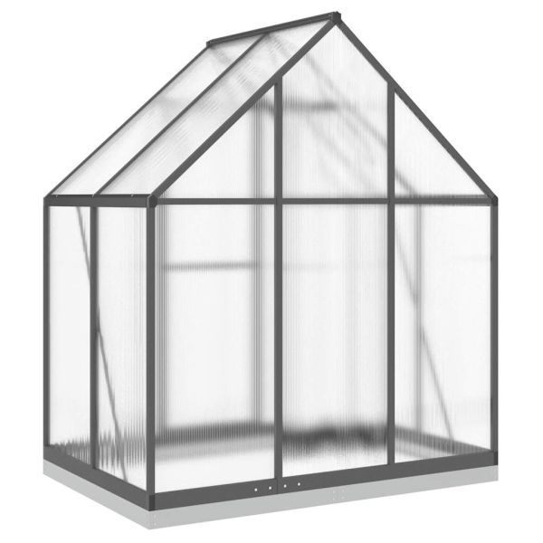 Оранжерия с основа рамка антрацит 169x114x202 см алуминий