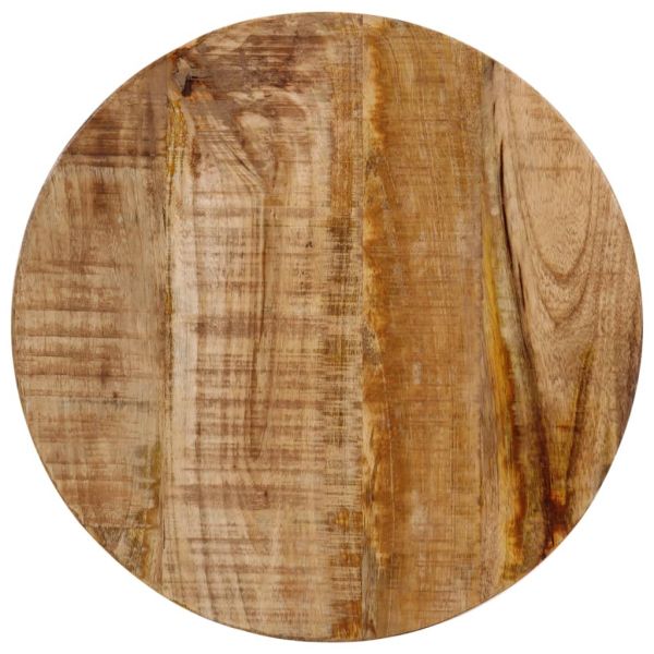Маса за кафе 35x35x45 см манго масив и желязо