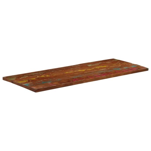 Плот за маса 140x60x2,5 см правоъгълен регенерирано дърво масив