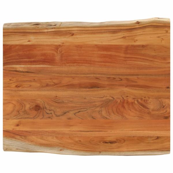 Плот за бюро, 90x80x3,8 см, правоъгълен, акация масив, жив ръб