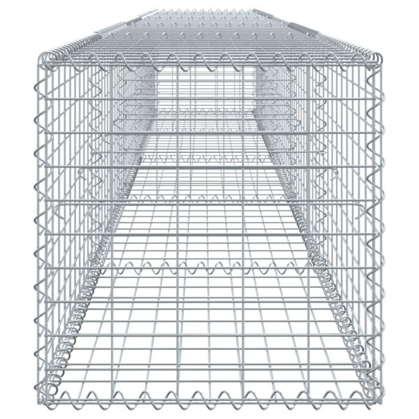 Габионна кошница с покритие, 500x50x50 см, поцинковано желязо