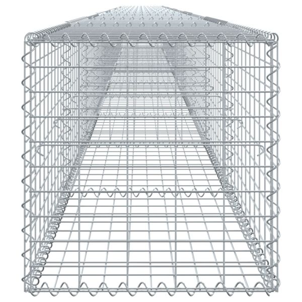 Габионна кошница с покритие, 1000x50x50 см, поцинковано желязо