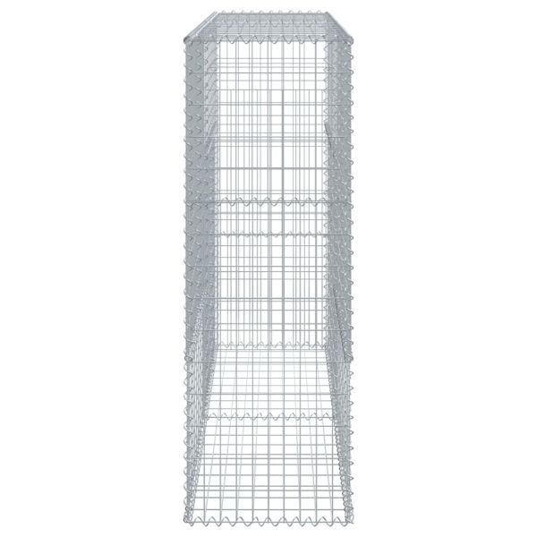 Габионна кошница с покритие, 200x50x150 см, поцинковано желязо