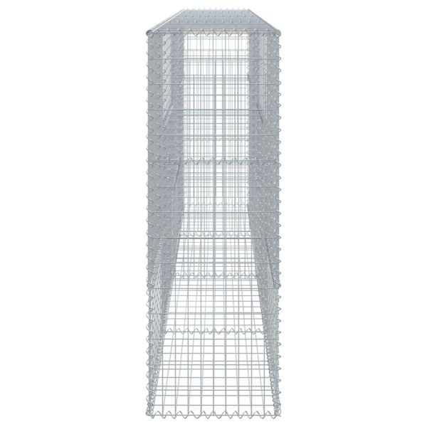 Габионна кошница с покритие, 400x50x150 см, поцинковано желязо