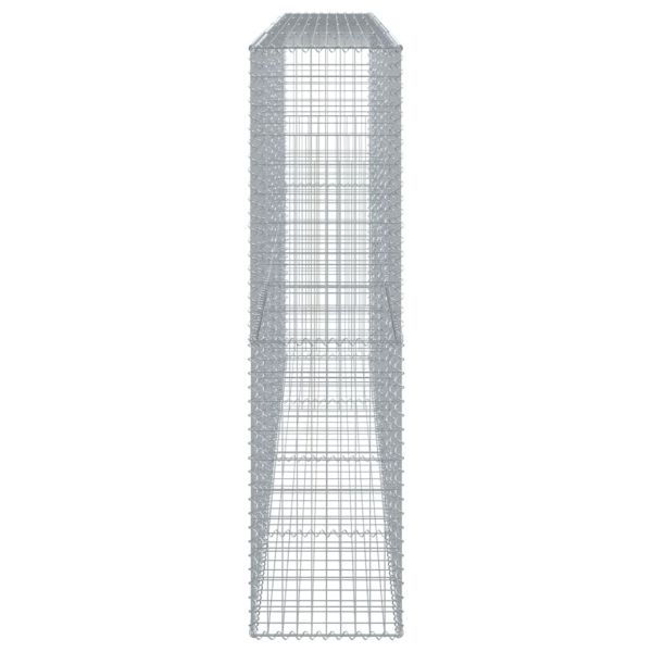 Габионна кошница с покритие, 400x50x200 см, поцинковано желязо