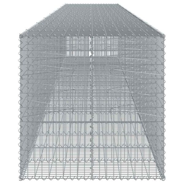 Габионна кошница с покритие, 850x100x100 см, поцинковано желязо