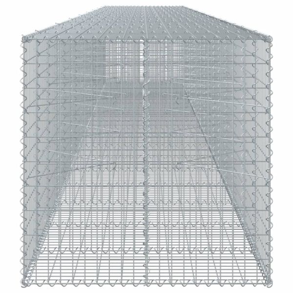 Габионна кошница с покритие, 950x100x100 см, поцинковано желязо
