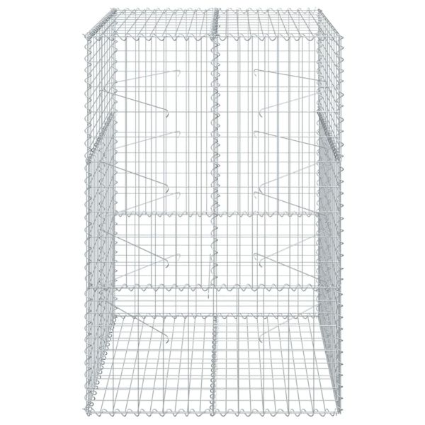 Габионна кошница с покритие, 100x100x150 см, поцинковано желязо