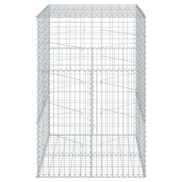 Габионна кошница с покритие, 100x100x150 см, поцинковано желязо