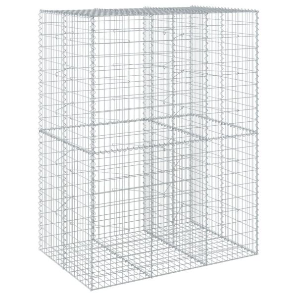 Габионна кошница с покритие, 150x100x200 см, поцинковано желязо