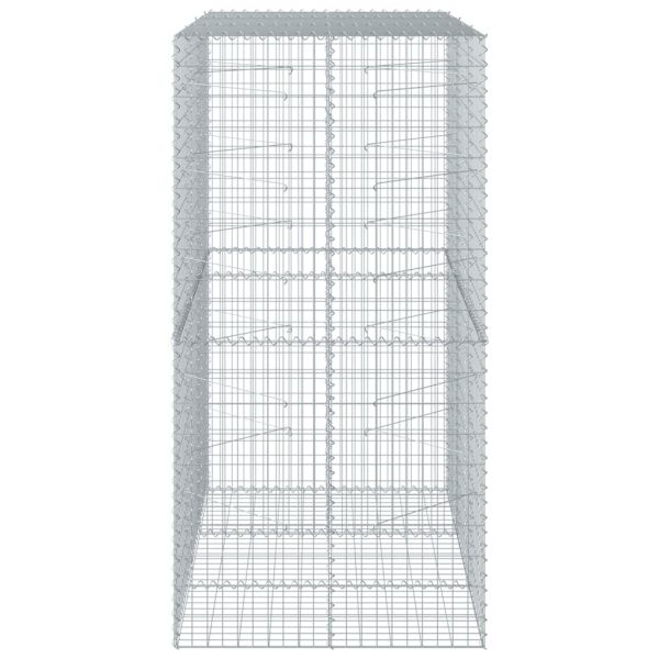 Габионна кошница с покритие, 150x100x200 см, поцинковано желязо