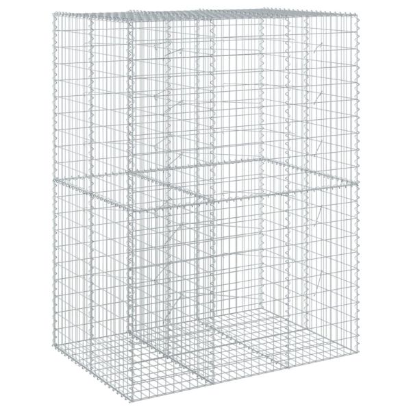 Габионна кошница с покритие, 150x100x200 см, поцинковано желязо