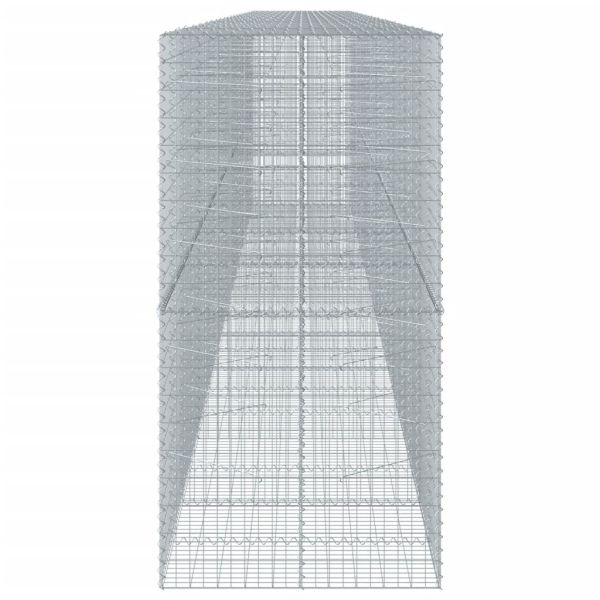 Габионна кошница с капак, 1100x100x200 см, поцинковано желязо