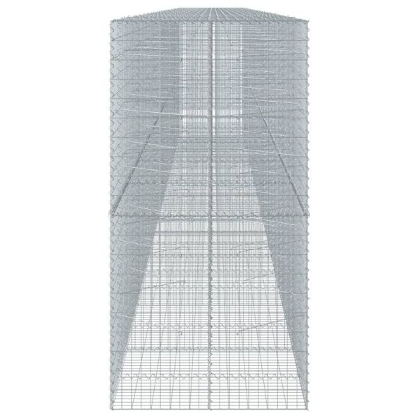 Габионна кошница с капак, 1200x100x200 см, поцинковано желязо