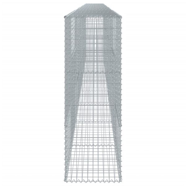 Габионна кошница с покритие, 900x50x150 см, поцинковано желязо