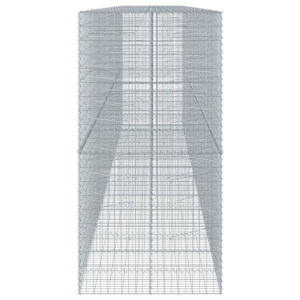 Габионна кошница с покритие, 800x100x200 см, поцинковано желязо