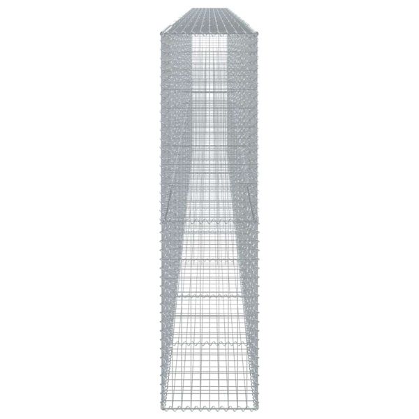 Габионна кошница с покритие, 900x50x200 см, поцинковано желязо