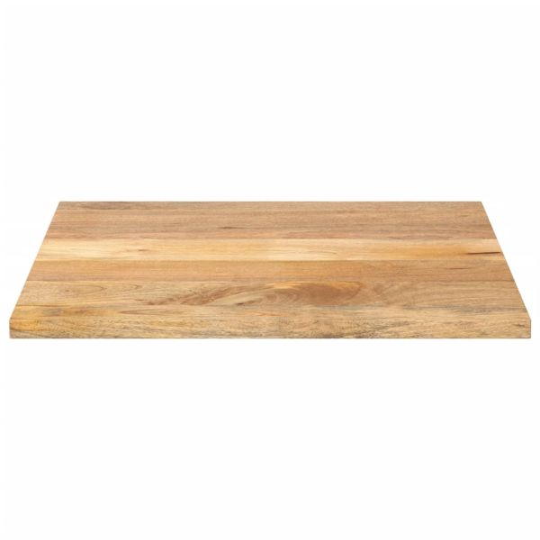 Плот за маса 80x80x2,5 см квадратен манго масив