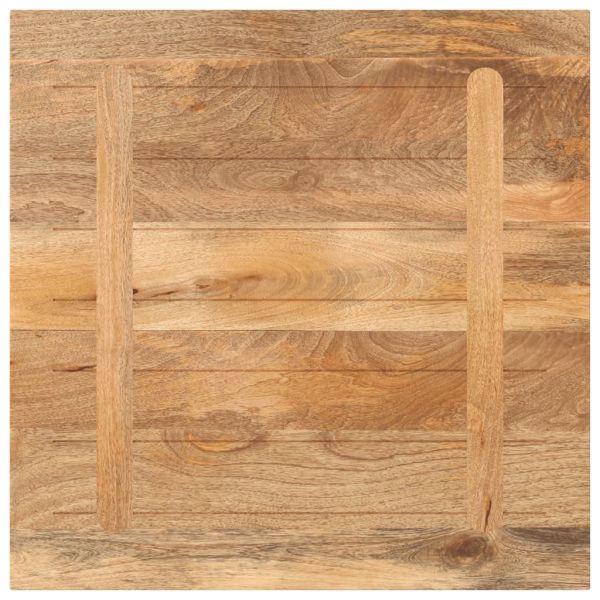 Плот за маса 80x80x2,5 см квадратен манго масив