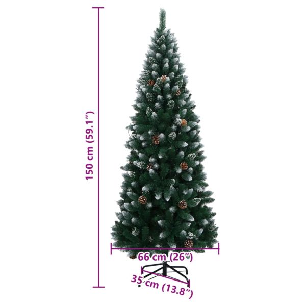 Изкуствена коледна елха, 150 LED, 150 см