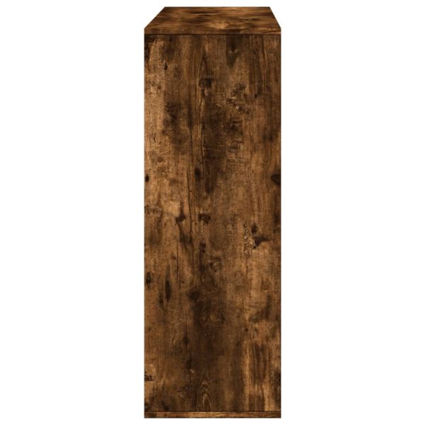 Разделител за стая, опушен дъб, 100x33x94,5 см