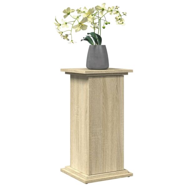 Стойка за витрини със съхранение 31x30x60 см инженерно дърво