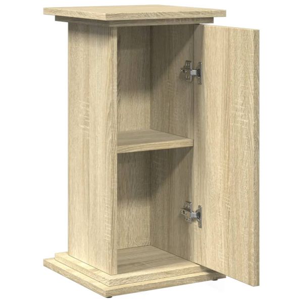 Стойка за витрини със съхранение 31x30x60 см инженерно дърво