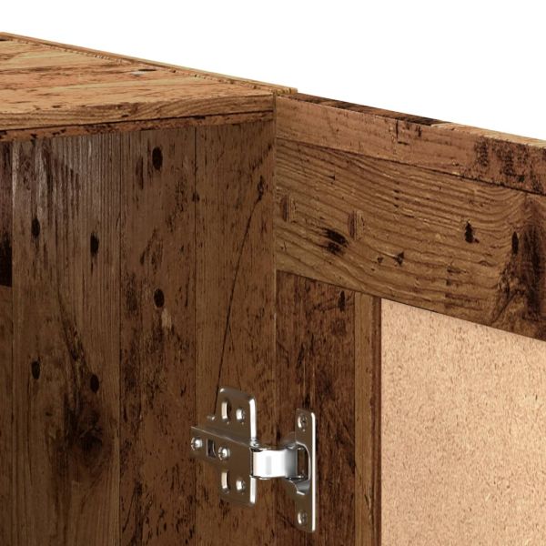 Шкаф за хранене Old Wood 69,5x34x90 cm Инженерна дървесина