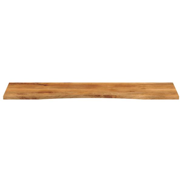 Плот за бюро с извивка 160x50x2,5 см грубо мангово дърво масив