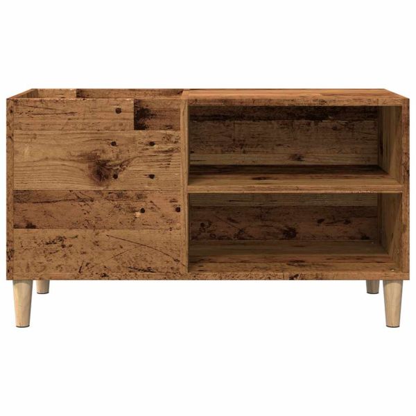 Шкаф за грамофонни плочи, 84,5x38x48 см, инженерно дърво
