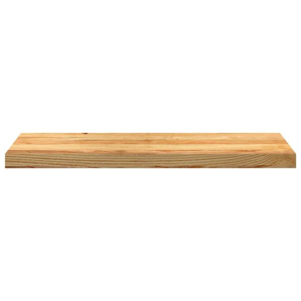 Стълбищни стъпала, 8 бр, светлокафяви, 80x25x2 см, дъб масив