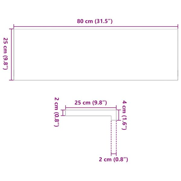 Стълбищни стъпала, 8 бр, светлокафяви, 80x25x2 см, дъб масив