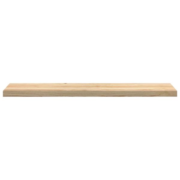 Стълбищни стъпала, 2 бр, 120x25x2 см, необработен масивен дъб