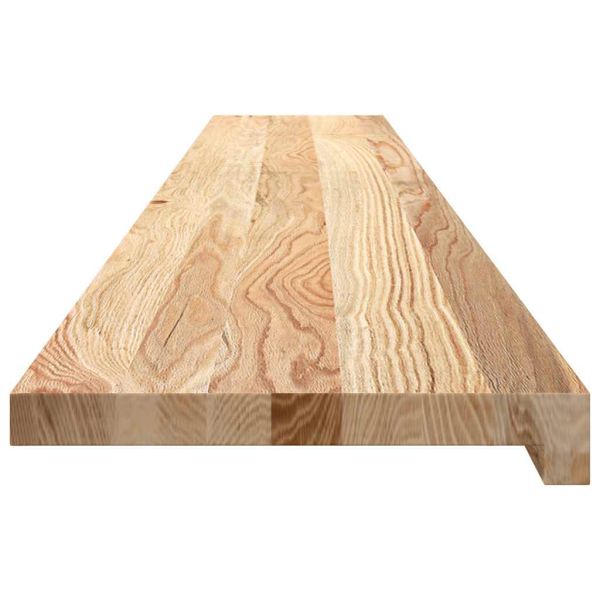 Прозоречни первази, 2 бр, 160x25x2 см, необработен масивен дъб