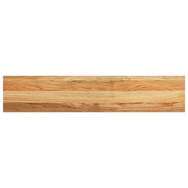 Прозоречни первази, 2 бр, светлокафяви, 100x20x2 см, дъб масив
