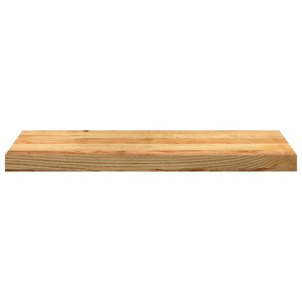 Прозоречни первази, 2 бр, светлокафяви, 70x25x2 см, дъб масив