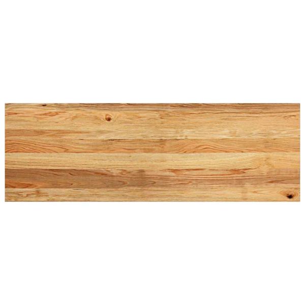 Прозоречни первази, 2 бр, светлокафяви, 120x40x2 см, дъб масив