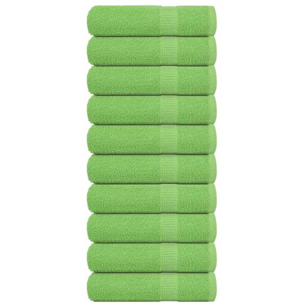 Кърпи за баня FROGN 10 бр. Ябълково зелени 100x150 см 360 г/м²