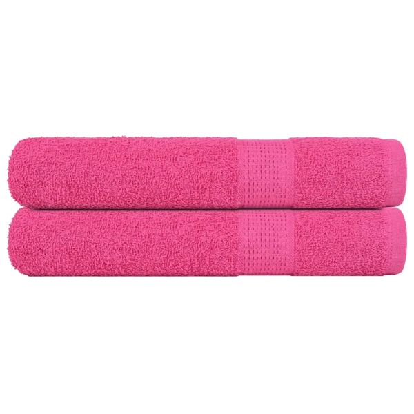 Кърпи FROGN 2 бр. Розови 100x200 см 360 г/м²