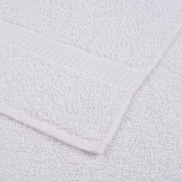 Кърпи за сауна FROGN 2 бр. Бели 80x200 см 360 г/м²