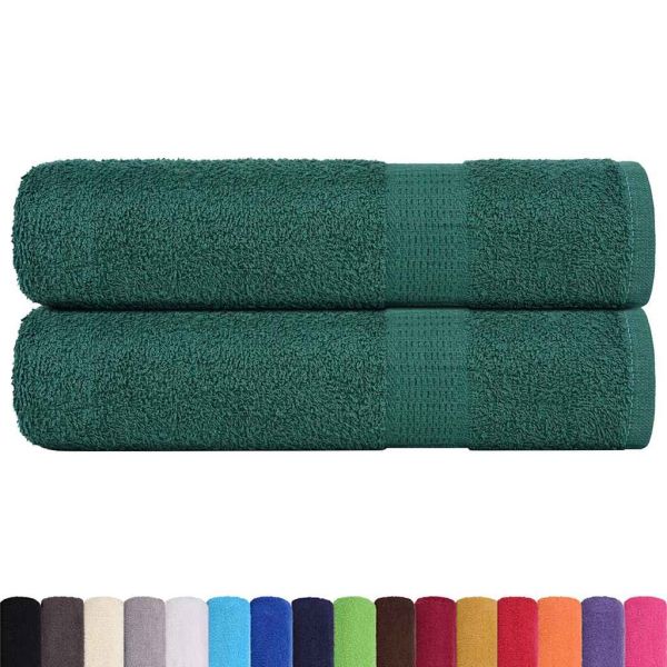 Кърпи за душ FROGN 2 бр. Зелени 70x140 см 360 г/м²