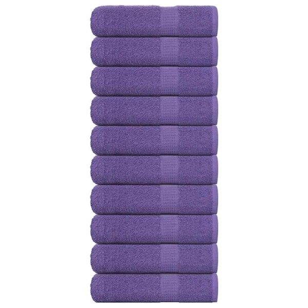 Кърпи за душ FROGN 10 бр. Лилави 70x140 см 360 г/м²