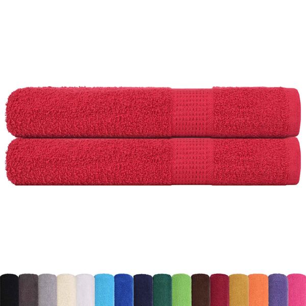 Кърпи FROGN 2 бр. Червени 100x200 см 360 г/м²