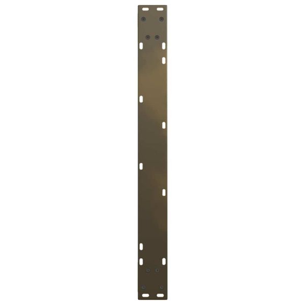 Крака за трапезна маса, V-образни, 2 бр., естествена стомана, 90 x (72-73,3) см, стомана