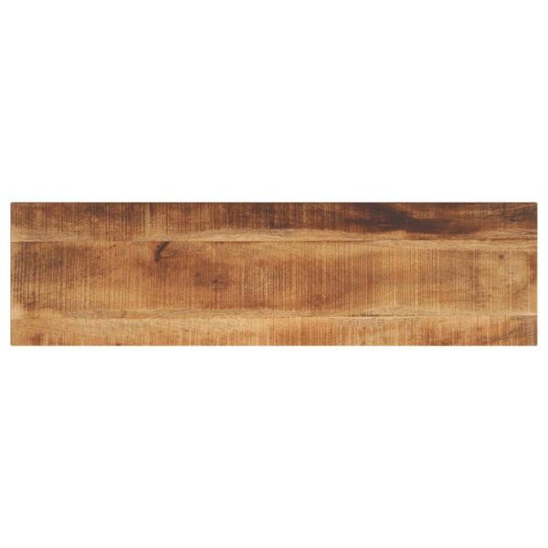 Плот за маса 110x40x3,8 см правоъгълен масивно дърво грубо