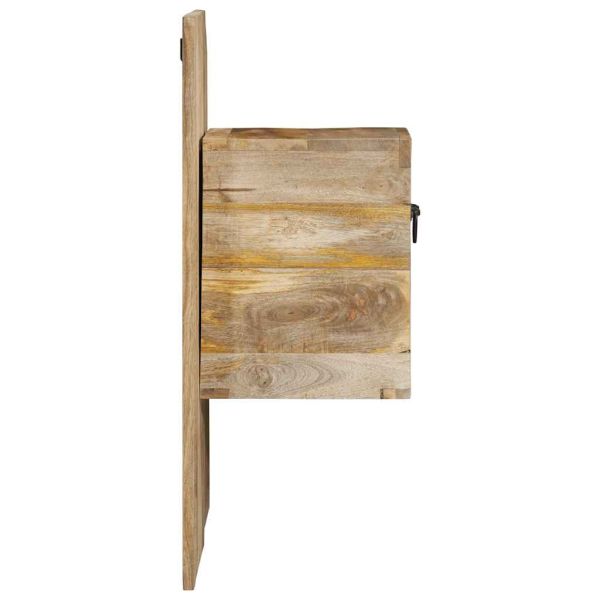 Нощно шкафче 60x32x80 cm Масивна груба дървесина Манго