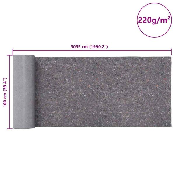 Неплъзгаща се поларна материя за художници 50 м 220 g/m²