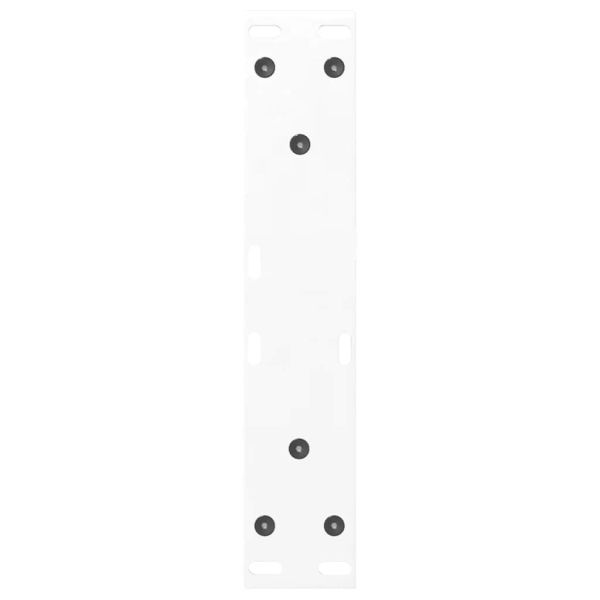 Крака за масичка за кафе, 2 бр., бели, 40 x (30-31,3) см, стомана