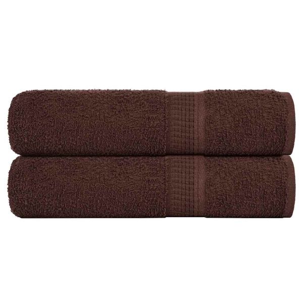Кърпи за ръце FROGN 2 бр. Кафяви 50x100 см 360 г/м²